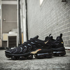 Nike Air Max Plus TN-11 Black and Gold Sneakers