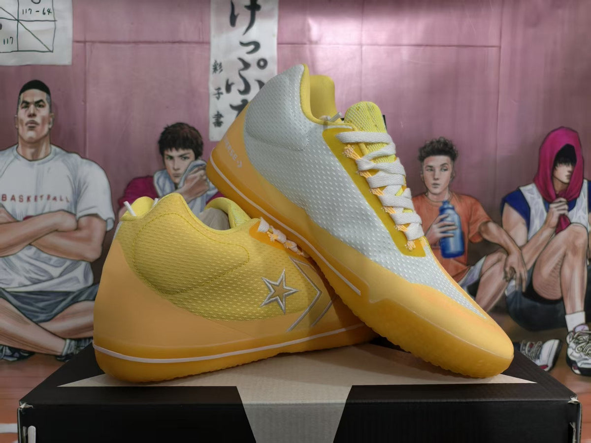 Converse Yellow Basketball Sneakers