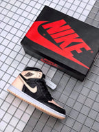 Jordan Air Jordan 1 High OG Crimson Tint Sneakers Black Pink
