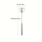 Multifunctional Stainless Steel Whisk Milk Frother Hand Push Blender for Eggs Cream Baking Kitchen Mixing Tool