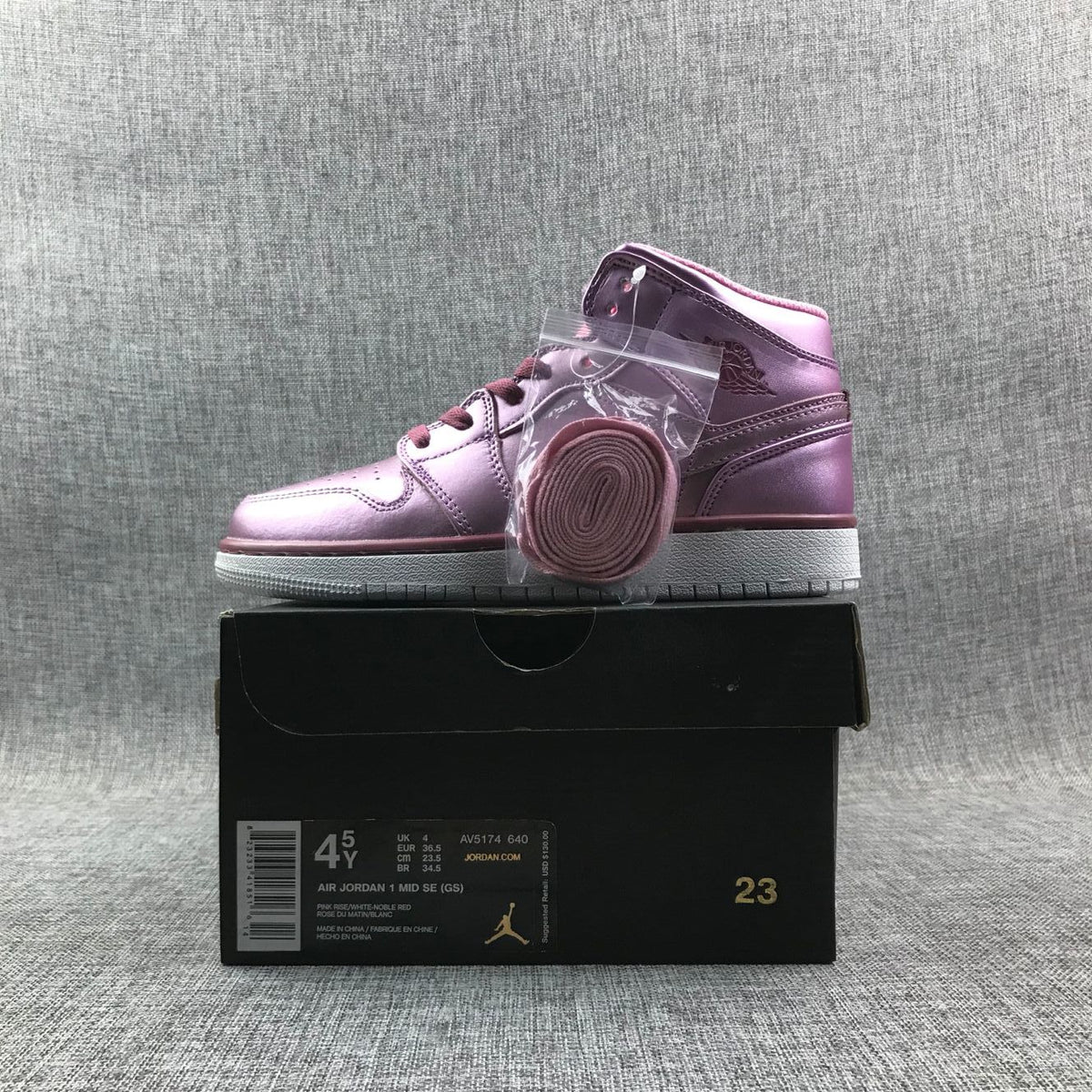 Jordan Air Jordan 1 Mid Pink Rose AV5174-640 Sneakers