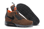 Nike Air Max 90 Winter Sneakerboot High-Top Brown Orange