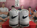 Nike Air More Uptempo White Deep Blue Sneakers
