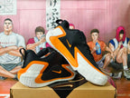 Nike Basketball Shoes Black Orange and White