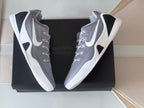 Nike Kobe 9 Low Basketball Shoes, Grey and White