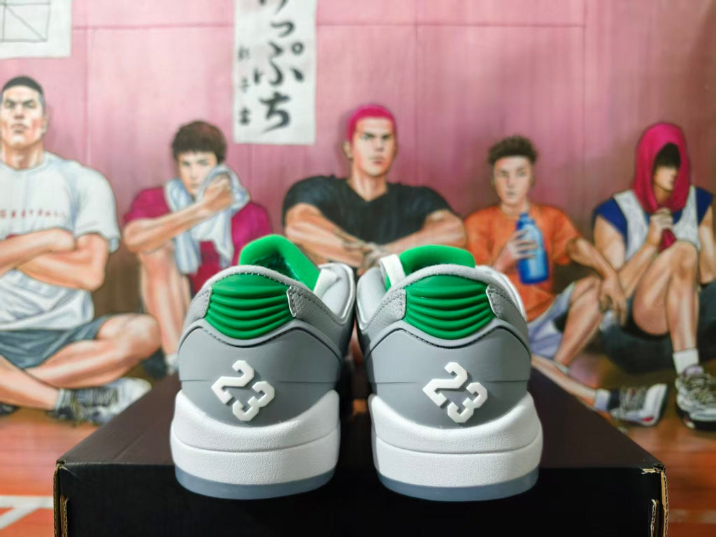 Jordan Low-Top Sneakers Gray Green