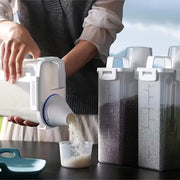 Airtight Food Storage Containers with Lids – Leakproof Kitchen Organizer for Grains, Nuts, Flour & Rice – Portable Sealed Canister Set for Pantry & Kitchen