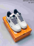 Nike Air Force 1 ’07 Low White Navy Sneakers 2607GGD1158A18