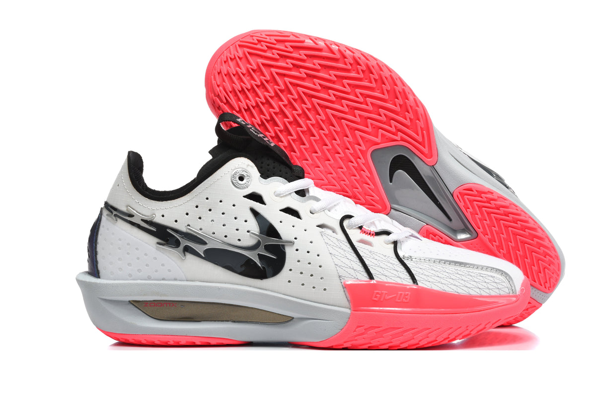 Nike GT Cut 3 Basketball Shoes White Red HQ3454-190