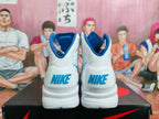 Nike Hyperdunk Basketball Shoes White and Blue