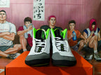 Nike Wrestling Shoes Gray Black Volt Green High Top