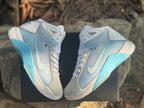 Nike HD2008 High-Top Basketball Sneakers White Light Blue