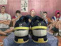 Nike LeBron Witness Basketball Shoes, Navy and Yellow