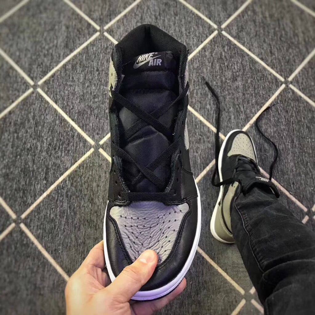 Air Jordan 1 Shadow High-Top Sneakers Black Grey