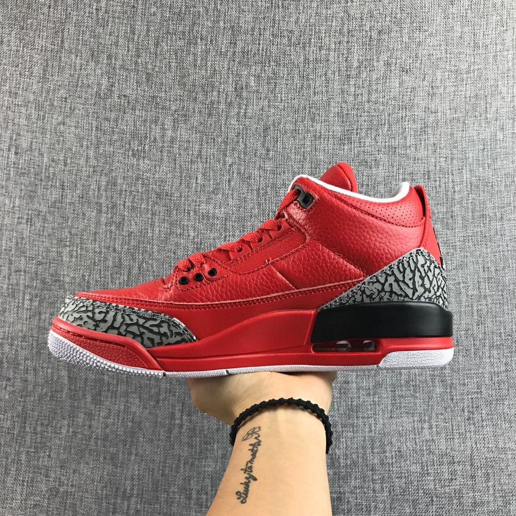Jordan Air Jordan 3 Retro OG Red Black White Sneakers