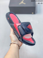 Jordan Air Jordan Hydro II Retro Slides Black Red 2607LD240A20