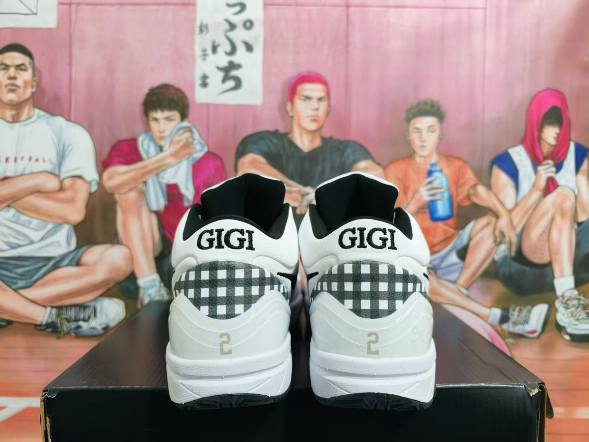 Nike GiGi Kobe 2 Basketball Sneakers White Black