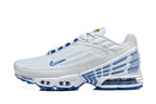 Nike Air Max Plus III White and Blue Sneakers