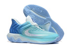 Nike Basketball Shoes in Aqua Blue and White, Style 885-6