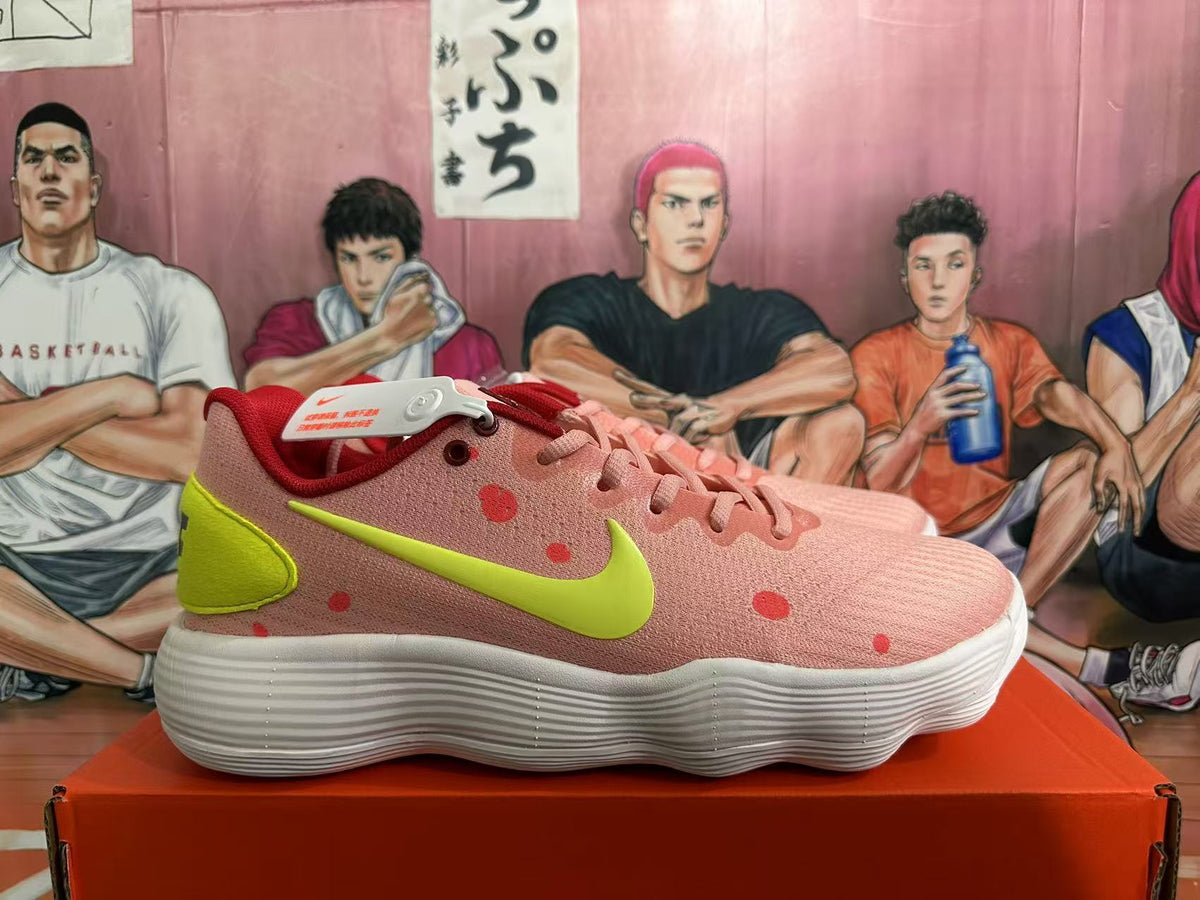 Nike Basketball Shoes in Pink and Volt