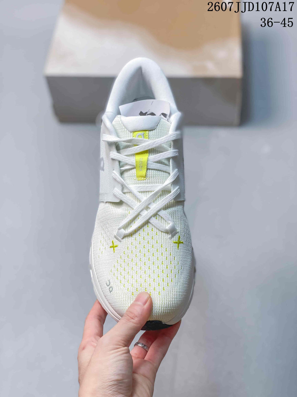 On Running Cloud X 4 AD White Lime Sneakers 2607JJD107A17