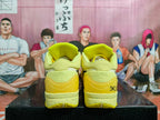 Nike Basketball Sneakers Yellow High-Top