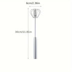 Multifunctional Stainless Steel Whisk Milk Frother Hand Push Blender for Eggs Cream Baking Kitchen Mixing Tool