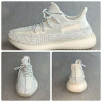 Yeezy 350 V2 Reflective White Silver Sneakers