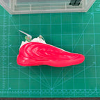 Red and White Layered Sole Sneakers