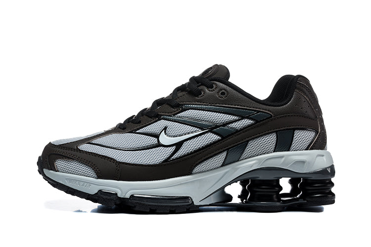 Nike Shox Ride 2 Sneakers in Brown and Silver
