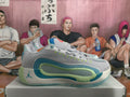 Jordan Basketball Sneakers Gray Blue