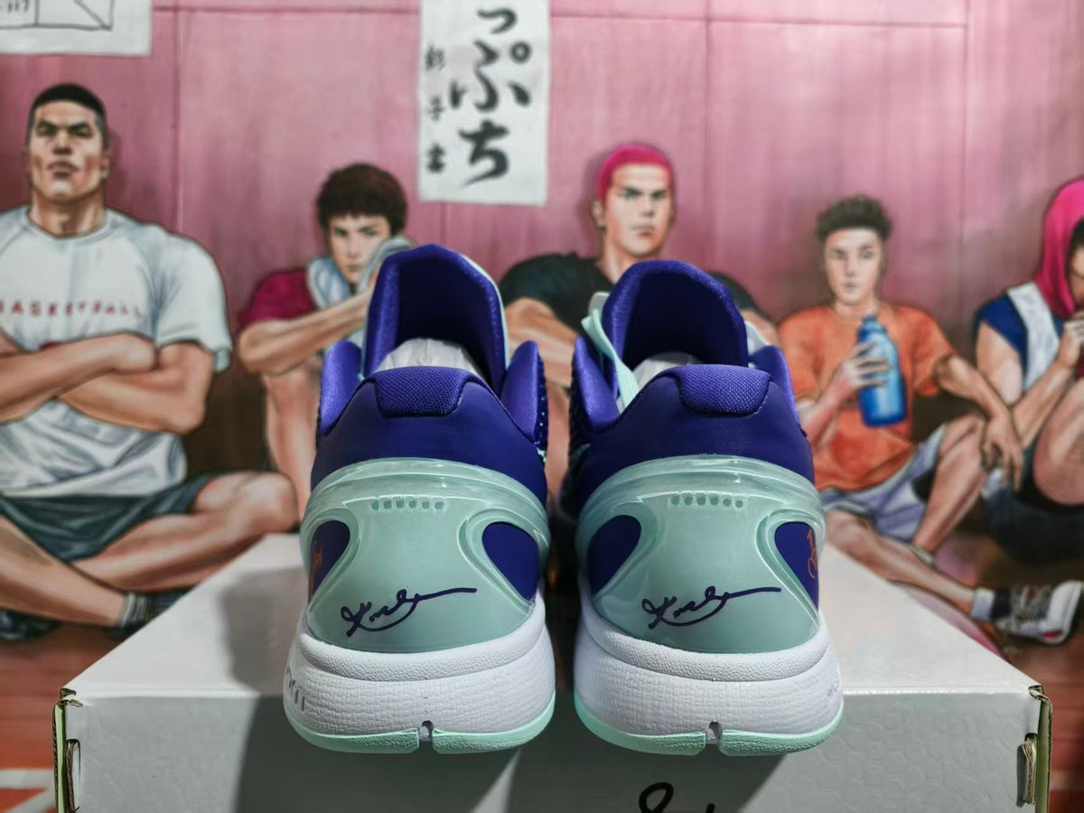 Nike Zoom Basketball Sneakers Blue Purple