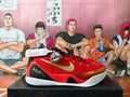 Nike Kobe 9 Low Basketball Shoes in Red and Gold