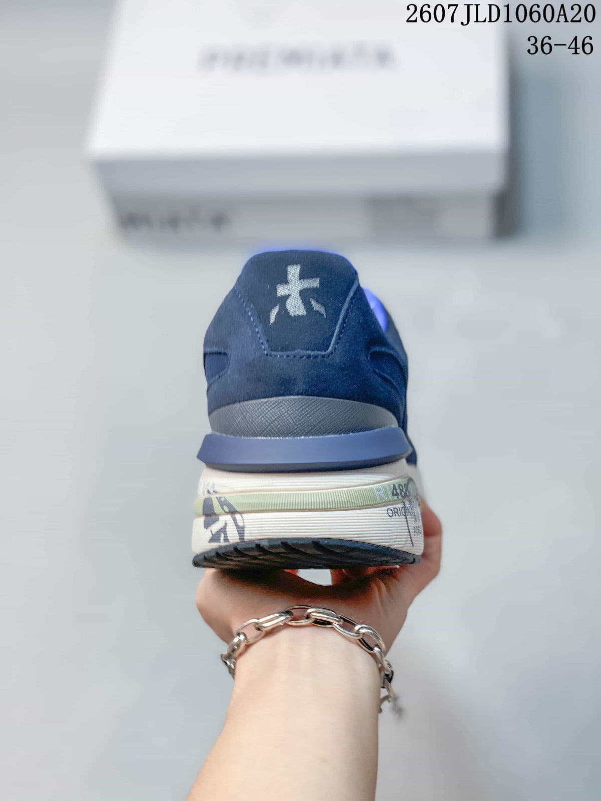 Premiata Lander Trainers Navy White 712800TIT