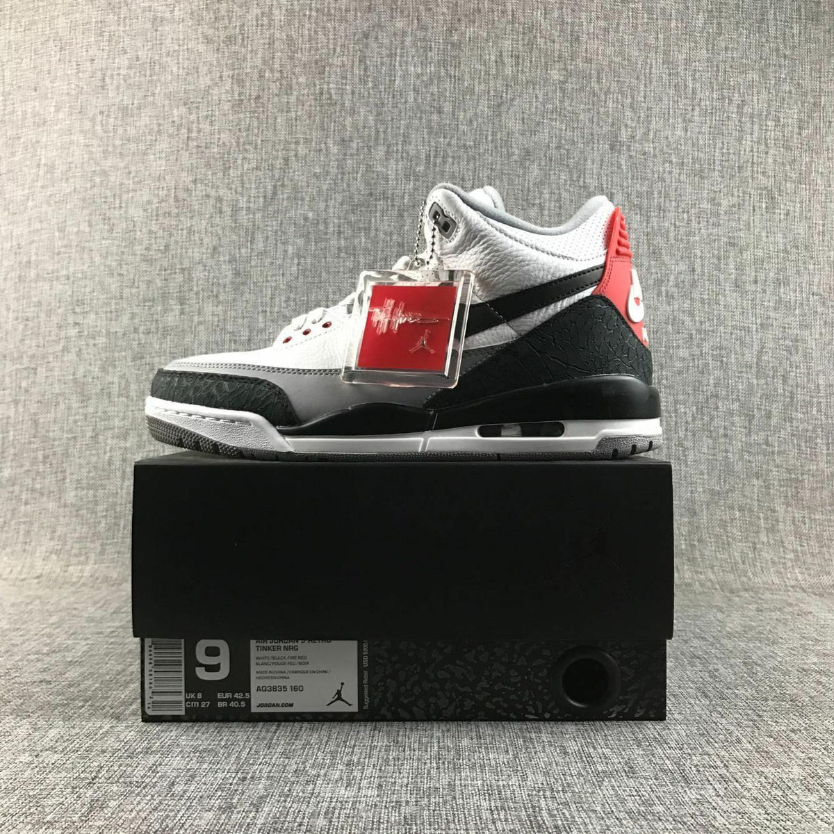 Jordan Air Jordan 3 White Grey Men's Sneakers