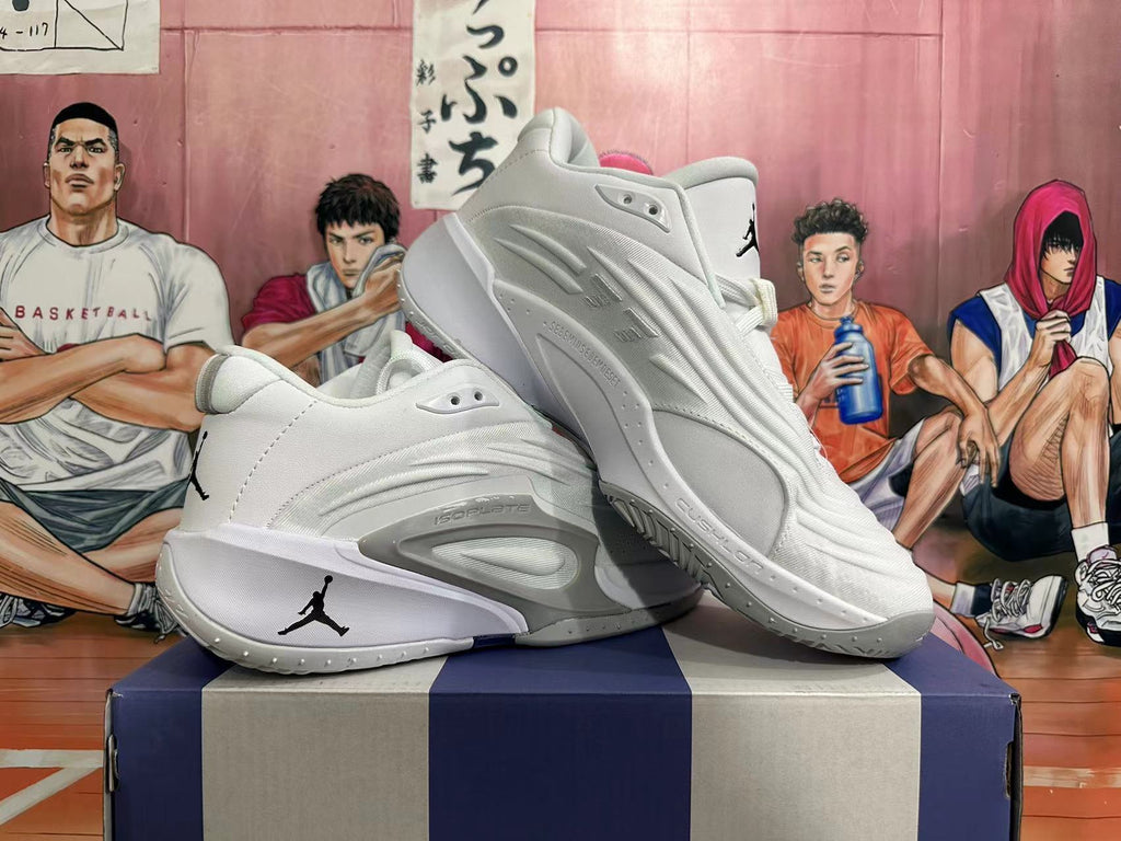 Jordan Luka 3 Basketball Shoes White Black Grey