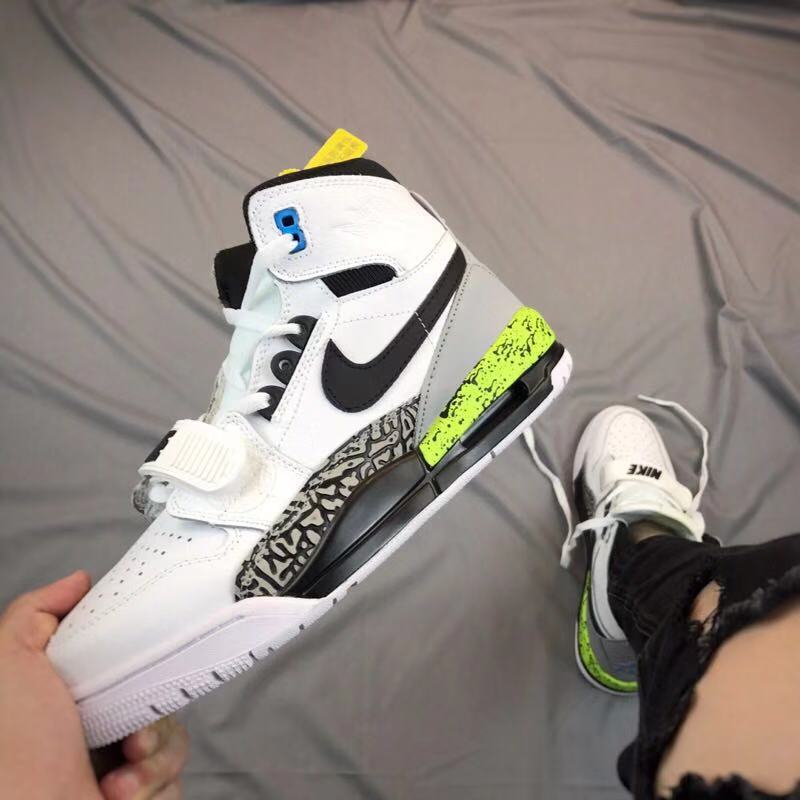 Air Jordan Legacy 312 White Black Volt Sneakers
