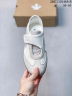 DESCENTE Edge Court Retro Low-Top Sneakers White Gray SP323LSN82