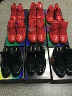 Jordan 4 Red Patent Leather Sneakers 719864 600