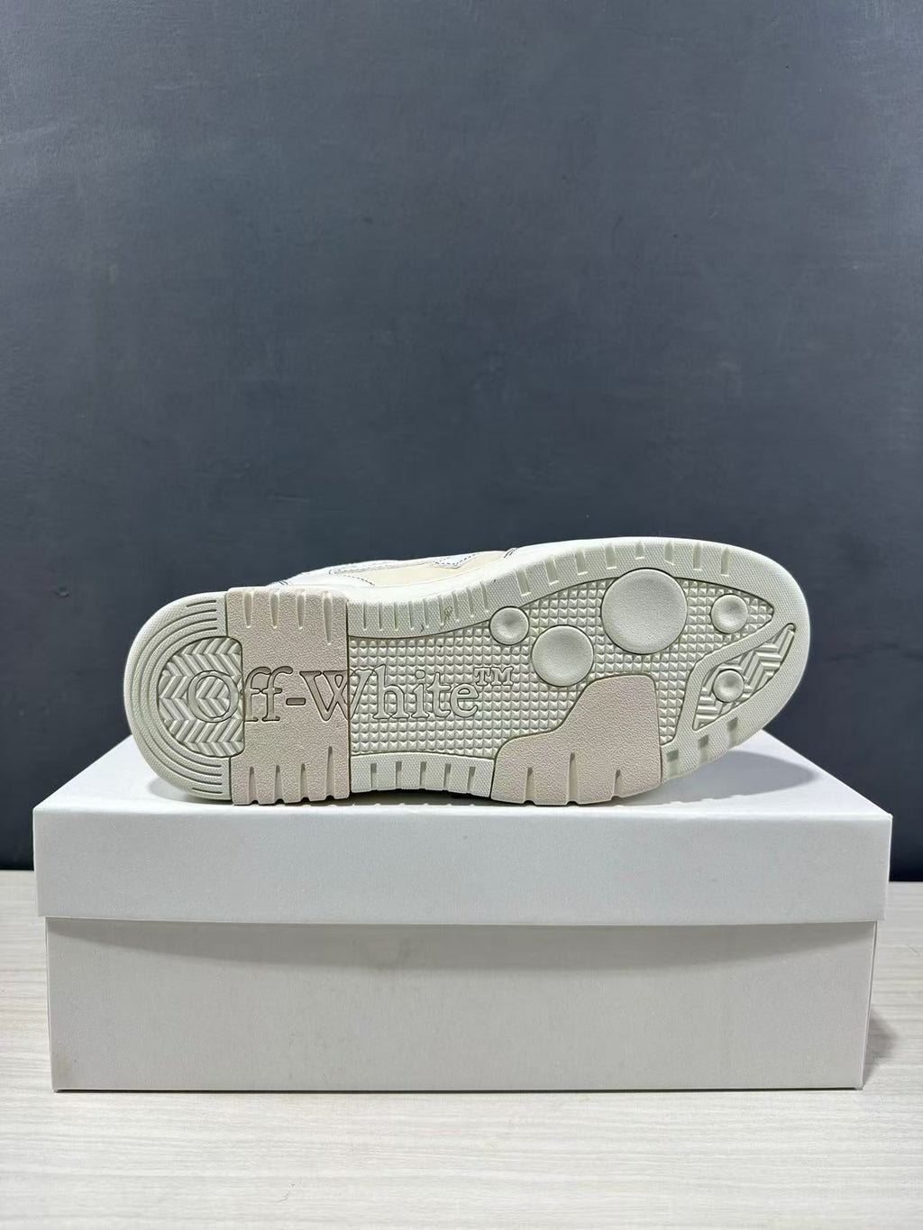 Off-White Out Of Office Low-Top Sneakers Cream White