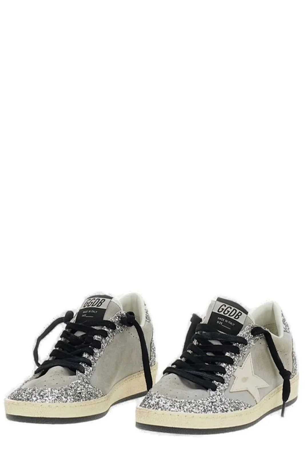 Golden Goose Deluxe Brand Ballstar Glittered Sneakers