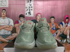 Nike GT Basketball Sneakers Green Black Red
