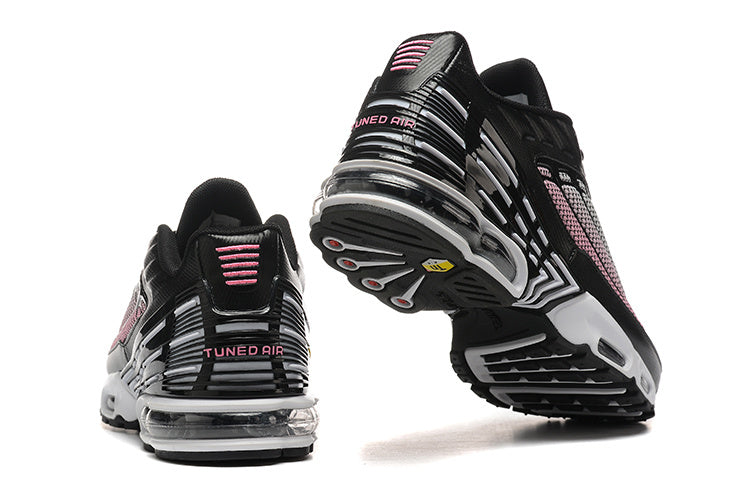 Nike Air Max Plus Black Pink and White Sneakers