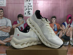 On Cloud Running Sneakers in Off-White