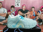 Nike Zoom Basketball Shoes in Ice Blue and White
