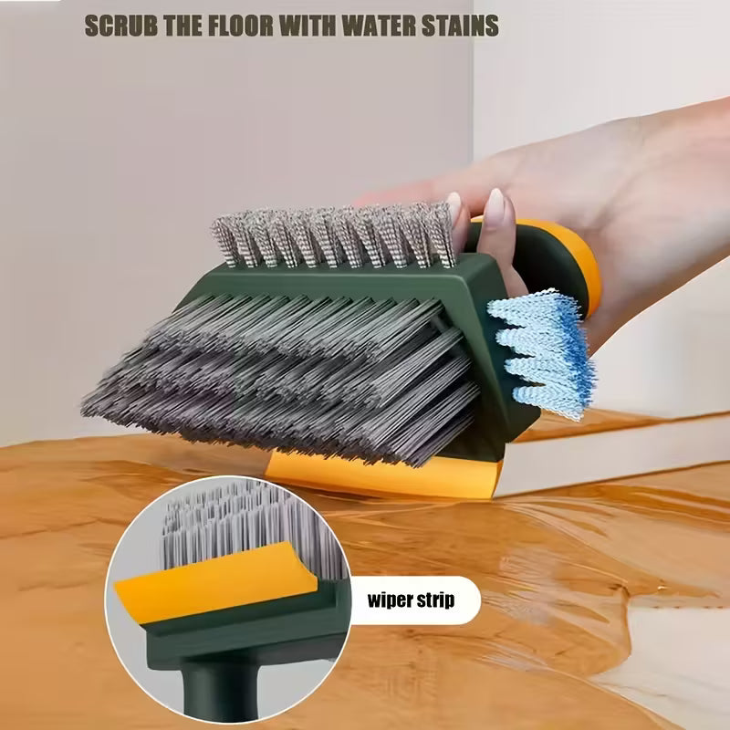 2 in 1 Gap Cleaning Brush Scraper Bathroom Floor Toilet