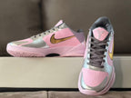 Nike Kobe 5 Low Basketball Shoes Pink Silver Gold