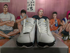 Jordan 13-Style High-Top Sneakers Blue Gray