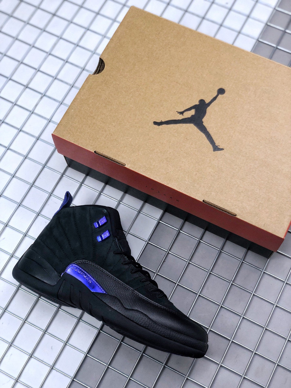 Air Jordan 12 Dark Concord Black Purple Sneakers CT8013-005