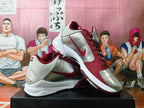 Nike Kobe 5 Basketball Shoes Burgundy Silver